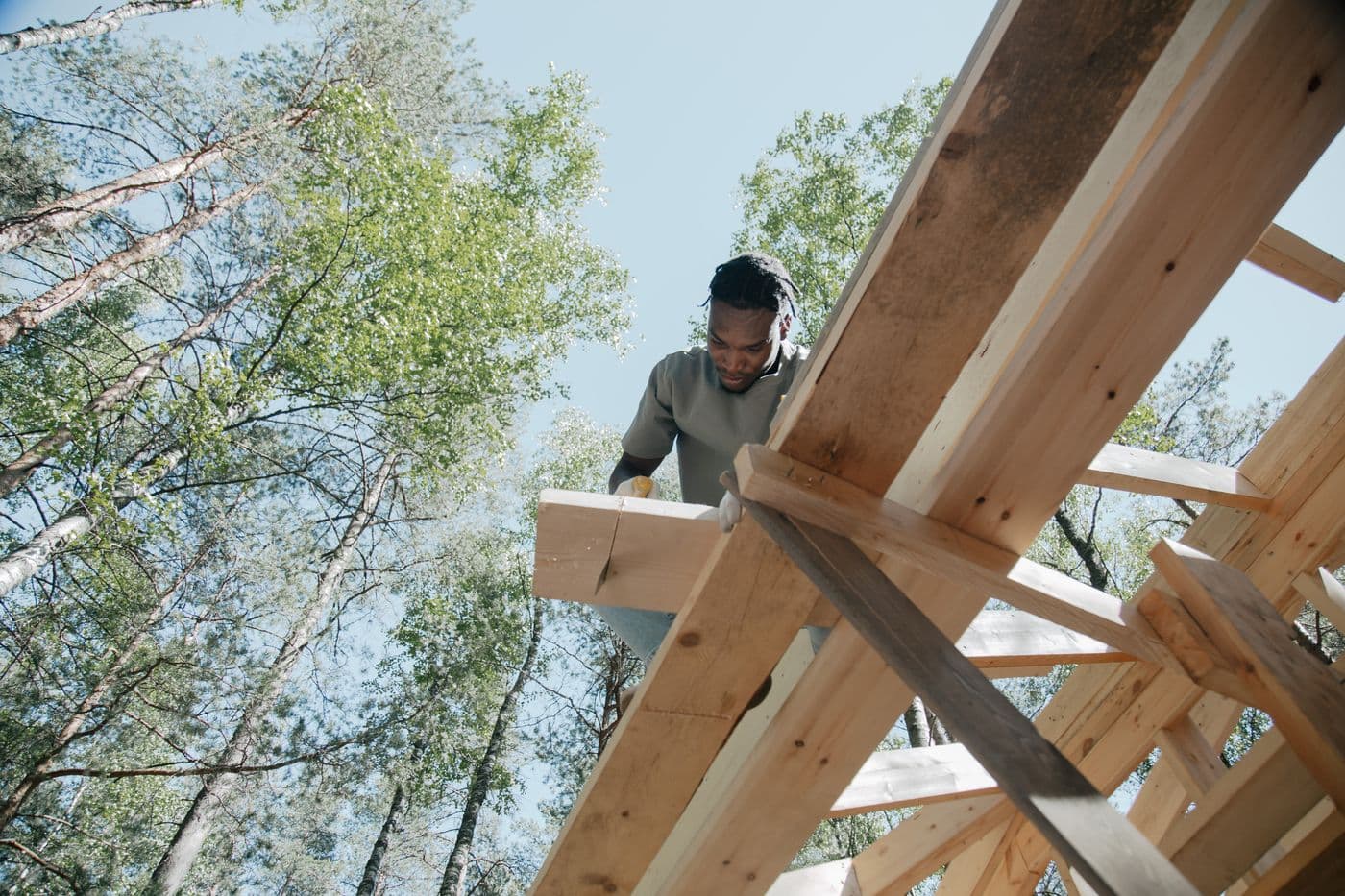 A skilled craftsman at work